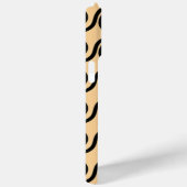 Griekse Meander Key Waves Patroon Bruin Case-Mate iPhone Case (Achterkant / Rechts)
