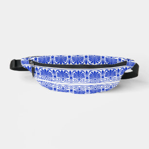 Griekse Mediterraanse Arabesk Patroon Blauw Heuptasje
