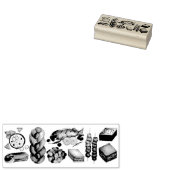 Griekse mediterrane levensmiddelen — Griekse besno Rubberstempel (Gestempeld)