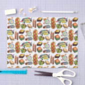 Griekse mediterrane levensmiddelen — Griekse besno Tissuepapier (Craft)