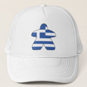 Griekse Meeple Hoed Trucker Pet (Voorkant)