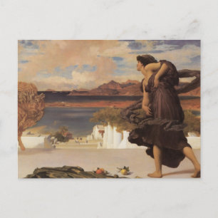 Griekse meisjes spelen bal briefkaart