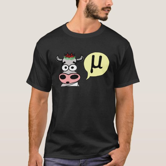 Griekse Moo Cow T-Shirt (Voorkant)
