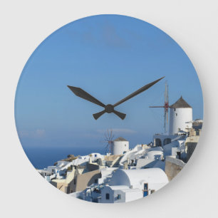 Griekse muur - Oia, Santorini Grote Klok