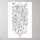 Griekse mythe Comix - tekens van geselecteerde myt Poster (Voorkant)