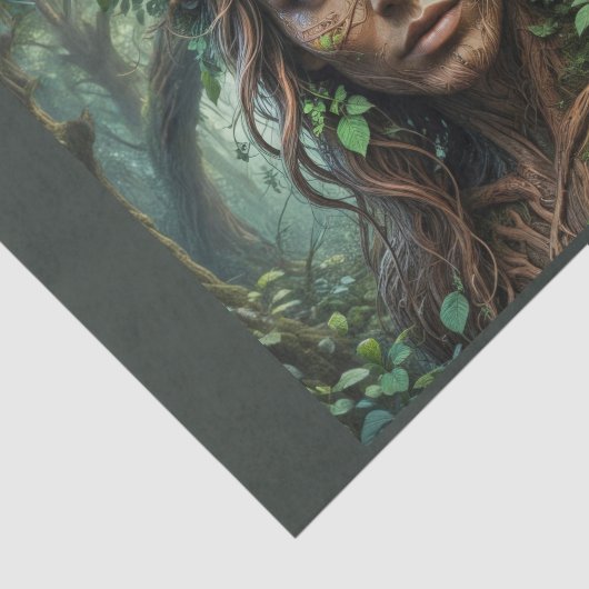 Griekse mythe: Dryad van de boom Tissuepapier (Detail)