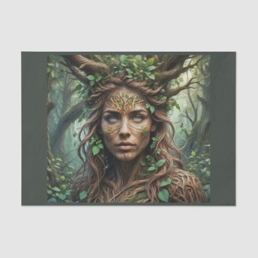 Griekse mythe: Dryad van de boom Tissuepapier (Voorkant)
