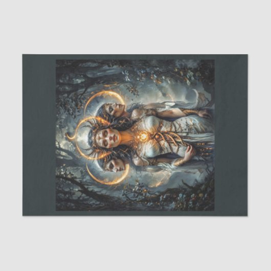 Griekse mythe: Hecate Godin Tissuepapier (Voorkant)