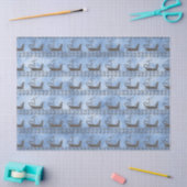 Griekse mythe  Ship Odyssey Blue Decoupage Tissuepapier (Craft)