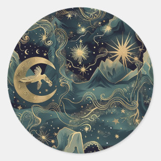 Griekse mythologie Astrologische envelop Sticker