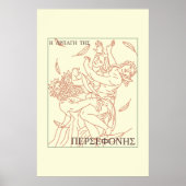 Griekse mythologie De ontvoering van Persephone Poster (Voorkant)