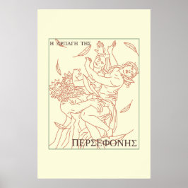 Griekse mythologie De ontvoering van Persephone Poster