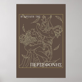 Griekse mythologie De ontvoering van Persephone Poster