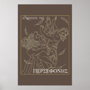 Griekse mythologie De ontvoering van Persephone Poster