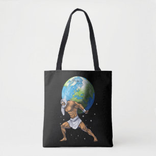 Griekse mythologie God Atlas Tote Bag