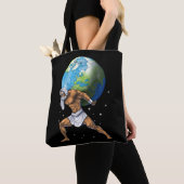 Griekse mythologie God Atlas Tote Bag (Dichtbij)