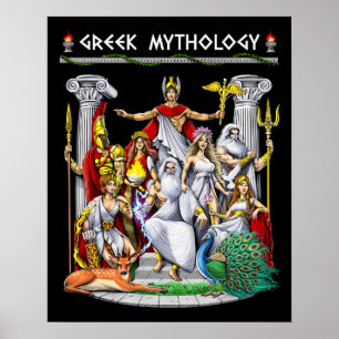 Griekse mythologie goden poster
