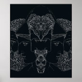 Griekse mythologie Jupiter Minerva Hercules Poster (Voorkant)