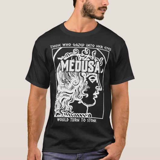 Griekse mythologie Medusa T-shirt (Voorkant)
