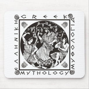 Griekse mythologie - zwart muismat