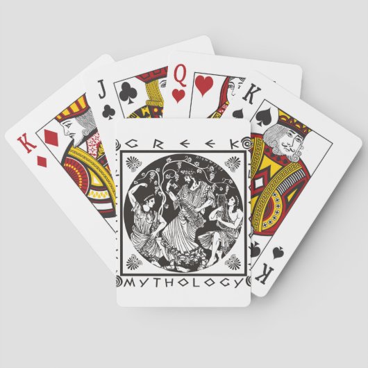 Griekse mythologie (zwart) speelkaarten (Achterkant)
