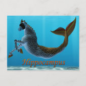 Griekse mythologische Briefkaarten: Hippocampus Briefkaart (Voorkant)