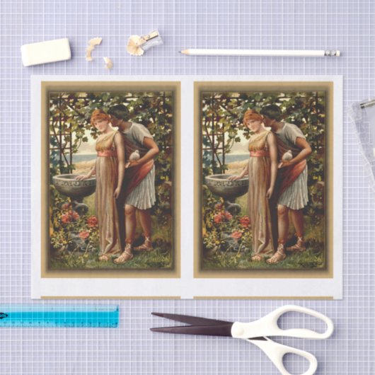 Griekse Mythology Love - Decoupage Scrapbook Craft Tissuepapier (Craft)