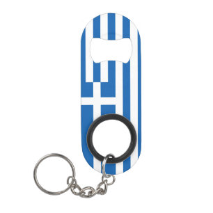 Griekse nationale vlag patriottisch mini flessenopener