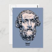 Griekse offertes - Homer Briefkaart (Voorkant / Achterkant)
