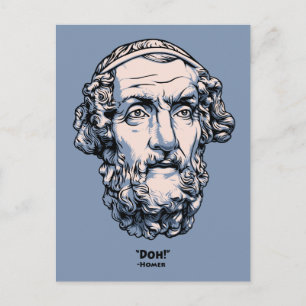 Griekse offertes - Homer Briefkaart