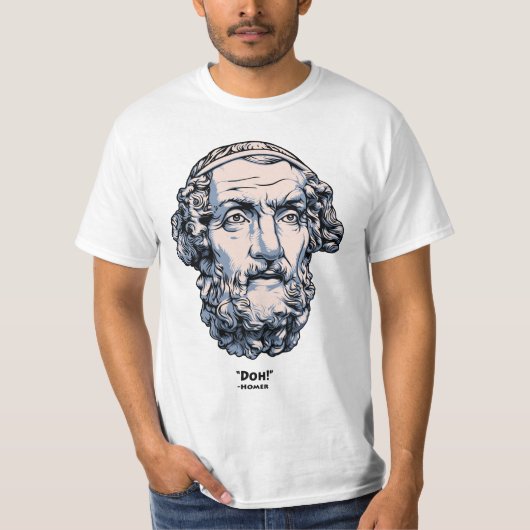 Griekse offertes - Homer T-shirt (Voorkant)
