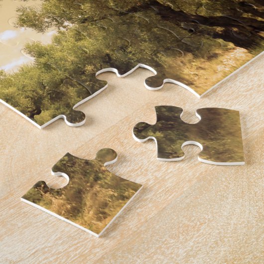 Griekse olijfgaard legpuzzel (Zijkant)