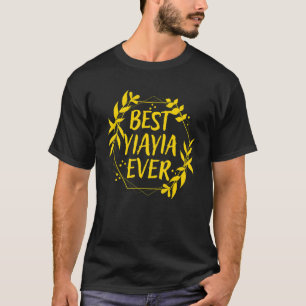 Griekse oma Griekenland Granny Best Yiayia Ever 1 T-shirt