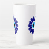 Griekse oogbescherming latte mok (Voorkant)
