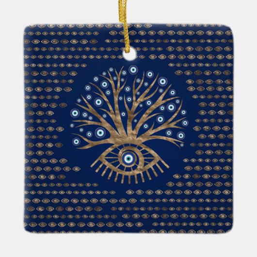 Griekse oogboom - Mati Mataki - Matiasma Keramisch Ornament (Voorkant)
