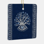 Griekse oogboom - Mati Mataki - Matiasma Silver Keramisch Ornament (Rechts)