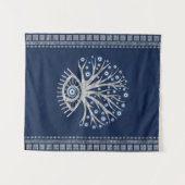 Griekse oogboom - Mati Mataki - Matiasma Silver Wandkleed (Voorkant (horizontaal))