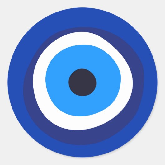 griekse oostenrijkse arabische talisman ronde sticker (Voorkant)