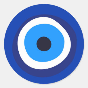 griekse oostenrijkse arabische talisman ronde sticker