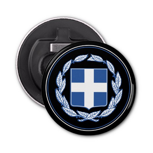 Griekse opener voor de vlag, Grieks Embleem / part (Voorkant)