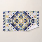 Griekse Ornament Abalone Shell en Gold Bad Handdoek (Handdoek)