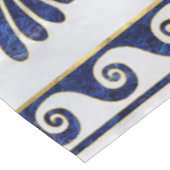 Griekse Ornament Abalone Shell en Gold Tafelkleed (Gekanteld)