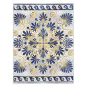 Griekse Ornament Abalone Shell en Gold Tafelkleed (Voorkant)