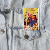 Griekse orthodoxe icoon van profeet Elia Button (Insitu)