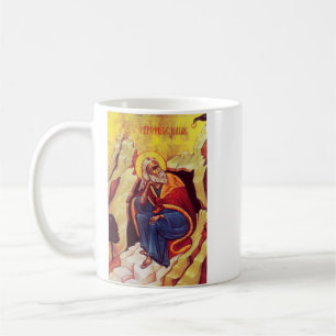 Griekse orthodoxe icoon van profeet Elia Koffiemok