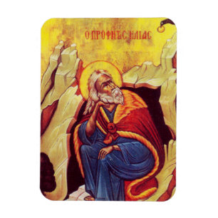 Griekse orthodoxe icoon van profeet Elia Magneet