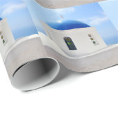 Griekse orthodoxe kerk op het eiland Santorini, Gr Cadeaupapier (Rol Hoek)