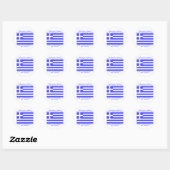 Griekse Ouzo Ronde Sticker (Vel)