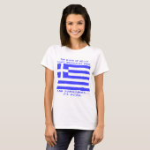 Griekse Ouzo T-shirt (Voorkant volledig)