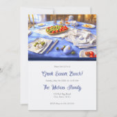 Griekse paastafel vakantie kaart (Voorkant)